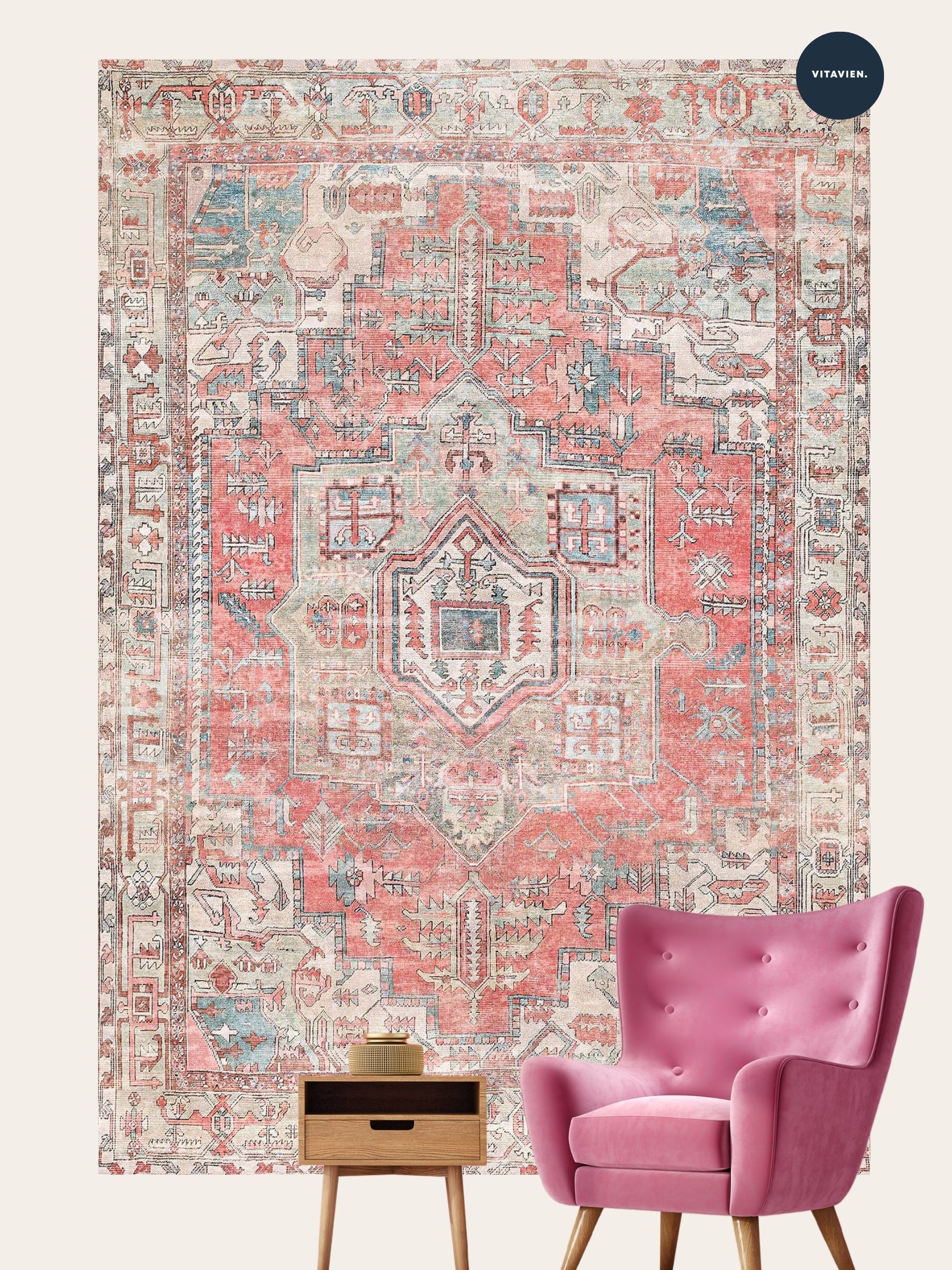 Vintage rug Elmira Vera