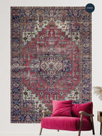 Vintage rug Rengin Vera