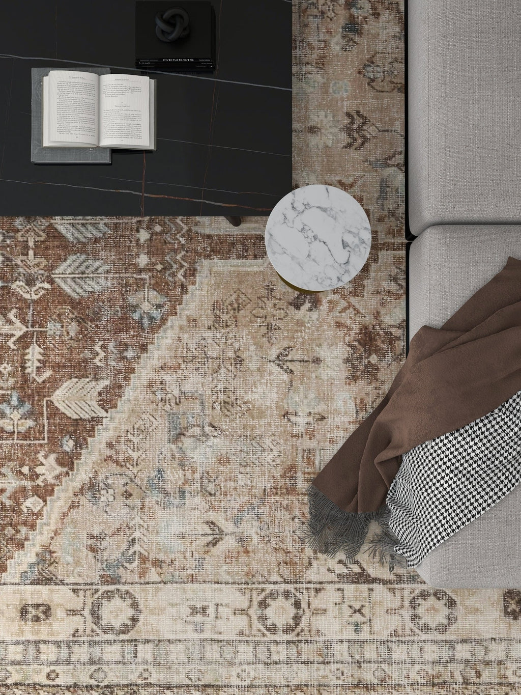 Vintage rug Melike Lomé